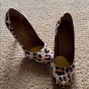 Leopard print BCBG high heels